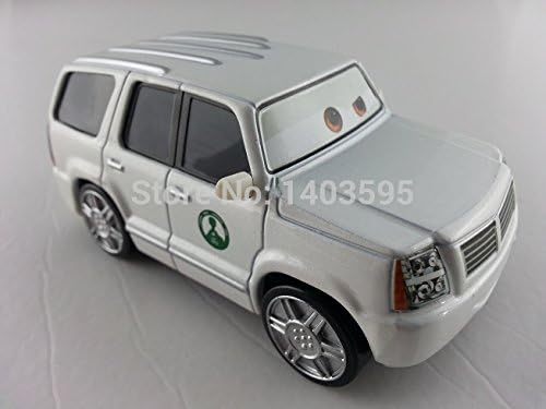 Pixar Cars 2 Fire &amp; Rescue Cad Spinner Metal Diecast Toys Cars