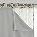 Best Home Fashion Blackout Curtain Liner Panel Pair â€“ Rod Pocket â€“ Off White â€“ 35â€ W x 60â€ L â€“ (Set of 2 Panels)