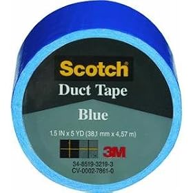 3M #1005-BLU-IP 1.5x5YD Blue Duct Tape