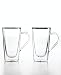 Luigi Bormioli DUOS Double Wall 14-Ounce Mug, Set of 2
