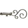 Levolor Branch Swirl Rod Set, Satin Nickel, 3/4-Inch Diameter, 36 to 66-Inch Width