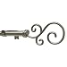 Levolor Branch Swirl Rod Set, Satin Nickel, 3/4-Inch Diameter, 36 to 66-Inch Width