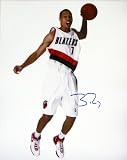 Brandon Roy Autographed/Hand Signed Portland Trail Blazers Dunk Pose 16x20 Photo