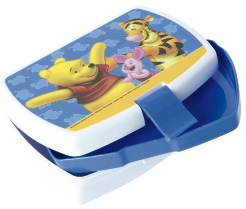 Dinico 17164104 - Winnie the Puuh Brotdose, blau