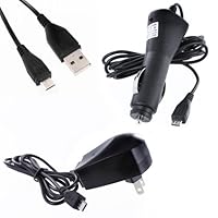 Fosmon Micro USB Value Pack Bundle for Samsung Galaxy Reverb SPH-M950 - Includes Home / Travel Charger, Car / Vehicle Charger and USB Cable