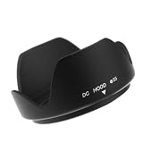 Mennon Thumb Lock Mount DC-b 55 55mm Lens Hood, Black