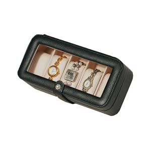 Onyl Black Faux Leather Watch Case