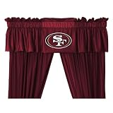 Sports Coverage NFL49DV San Francisco 49ers Drapes and Valance