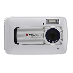 AgfaPhoto DC-600uw Ocean Digitalkamera (6 Megapixel, 4-fach digitaler Zoom, 6,4 cm (2,5 Zoll) Display, 2 bar wasserdicht 10 mtr) weiss