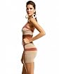 Cross Strap Colorblock Dress Product Image