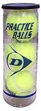 Dunlop Practice Tennis Balls - Case of 72 Balls
