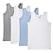 Kids by Brix Boys Super Soft Turkish 100% Cotton Value pack Tank Tops Undershirts.