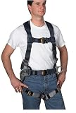 DBI/SALA 1108501 ExoFit Vest Style Construction Full Body Fall Protection Harness, Medium Size, Back and Side D-Rings, Hip Pad & belt with Quick-Connect Buckles