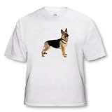 German Shepherd - White Infant Lap-Shoulder Tee (18M)