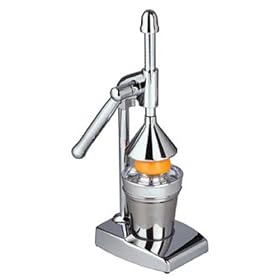 Large chrome hand juicer