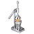 Large chrome hand juicer
