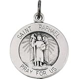 14K Yellow Gold St. Raphael Medal
