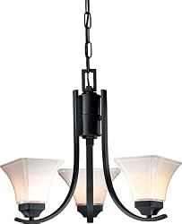 Minka Lavery Agilis Black 3 Light Chandelier