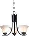 Minka Lavery Agilis Black 3 Light Chandelier