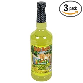 Baja Bob's Loco Lemon Sweet N Sour Mix, 32-Ounce Bottles (Pack of 3)
