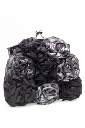 Spiegel Rosette Covered Clutch