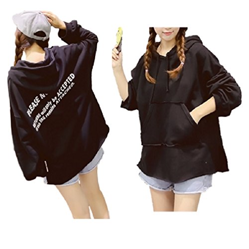 ナナコレクション Nana_Collection 秋 春 フーディー 裾 切りっぱなし 英字 マフポケット ゆったり スポーティ 女性 スウェット パーカー