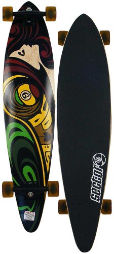 Sector 9 Mama Say Longboard Skateboard - Rasta