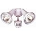 Designers Edge L-992WH Outdoor Two-Light Downward Floodlight, 180-Degree Motion-Activated, White
