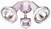 Designers Edge L-992WH Outdoor Two-Light Downward Floodlight, 180-Degree Motion-Activated, White