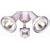 Designers Edge L-992WH Outdoor Two-Light Downward Floodlight, 180-Degree Motion-Activated, White