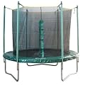10ft Kids Super Fun Trampoline complete with Safety enclosure - 10 year Frame warranty and 21mm thick spring pads - ideal for young Children and Toddlers