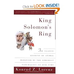 King Solomon's Ring: New Light on Animals' Ways