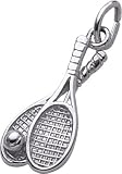 Tennis Racquets & Ball Charm by Rembrandt Charms