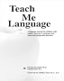 Teach Me Language: A Language Manual for children with autism, Asperger's syndrome and related developmental disorders.