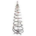 100LT SPIRAL TINSEL TREE,SILVER - 6'