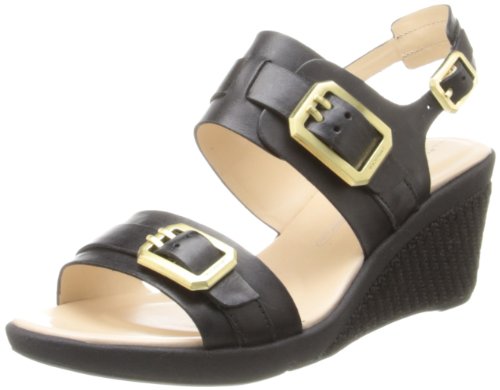 Rockport Women's Emmalina Buckle Anklestrap Wedge Sandal