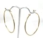 Beautiful 18k Gold Layered GL 1 1/4" Hoop Earrings 2mm Wide (Thin) - Lifetime Warranty! Comes Gift Boxed (4021)
