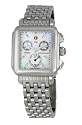 Michele Woman’s MWW06P000014 Deco Day Diamond Dial Stainless Steel Bracelet Watch
