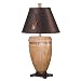 Matanzas Table lamp with Copper accents and Chocolate shade