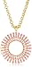 Trina Turk Sunburst Gold And Hot Pink Necklace