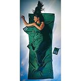 COCOON(コクーン) ST70 トラベルシーツ シルク Dオリーブグリーン 12550001207000の画像