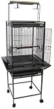 Brand New Parrot Bird Wrought Iron Cage Cages 18x18x57-WI18AS