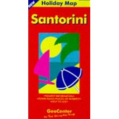 Santorini Holiday Map (GeoCenter Holiday Maps)
