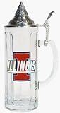 Illinois Fighting Illini Tall Lidded Stein