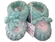 Handmade Baby Moccasins - Green Ocean (100% Hand-crocheted)