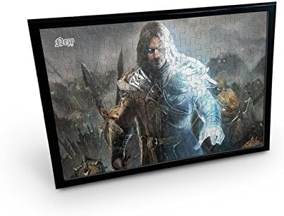 NEZY Adventure Game Middle-Earth 120 Pieces Jigsaw Puzzle with Table Photo Picture Home Decor Frame (11.4" x 7.9") - PUZME08