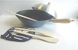 Typhoon 12 6 Piece Non Stick Wok Set Blue