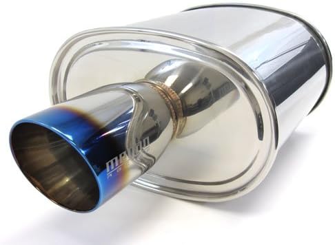95-99 Toyota Tercel Megan Racing Exhaust Muffler w/ 3.5" Blue Tip & 3" Inlet