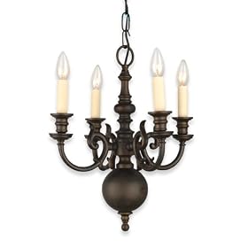 Royce Lighting RC2195 4ORB Stalton Four-Light Chandelier Oil Rubbed Bronze by Royce Lighting