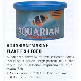AQUARIUM PHARMACEUTICALS AQUARIAN MARINE FISH FOOD .80 OZ by MARS FISHCARE NORTH AMER